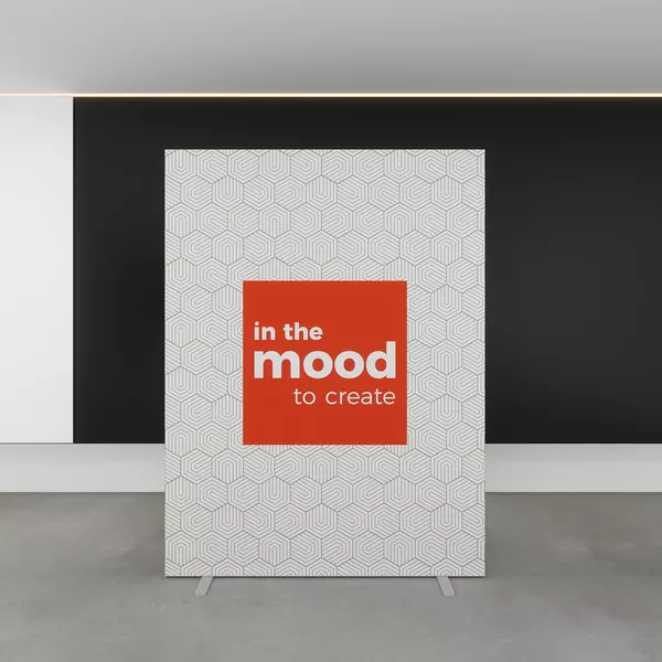 150x200cm - ścianka QUICK SEG, grafika jednostronna Decor 210