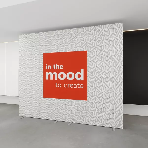 300x250cm - Stand Smart Frame QUICK, 2x150cm, single-sided graphic Decor 210