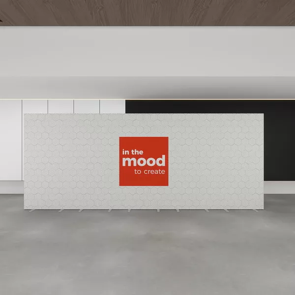 500x200cm - stand Smart Frame QUICK, 5x100cm, grafika jednostronna Decor 210