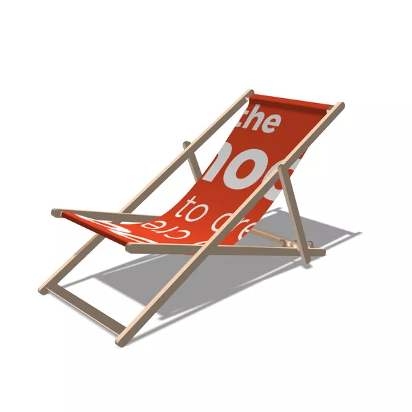 Leżak reklamowy - grafika na tkaninie Summer 215