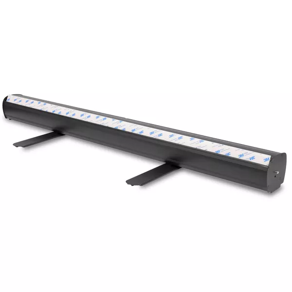Roll-up Corvus Black 100cm, grafika Blockout Whiteback