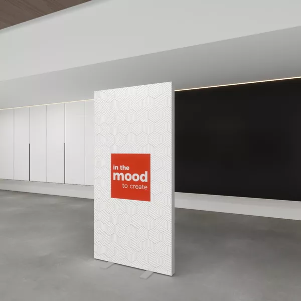 Stand Smart Frame GO LED - 100x200 cm, double-sided graphic Samba ST