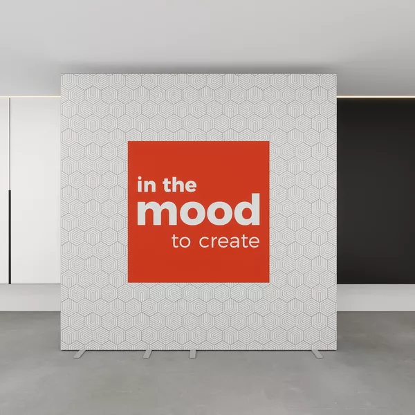 250x250cm - stand Smart Frame QUICK, 1x100cm + 1x150cm, grafika dwustronna Decor 210
