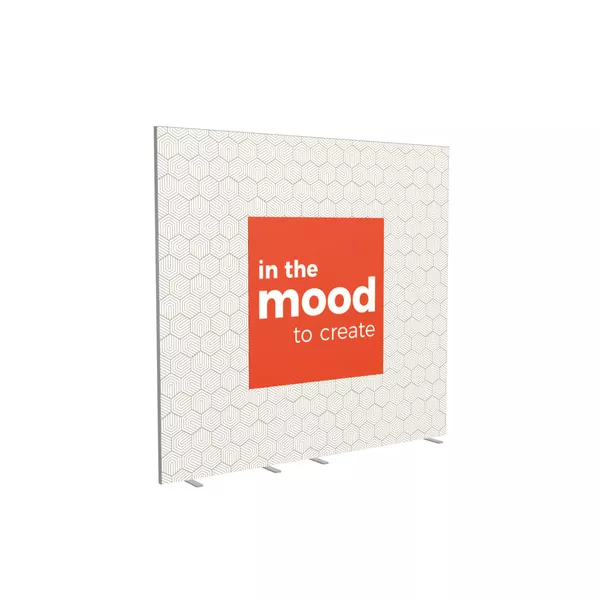 250x230cm - stand Smart Frame QUICK, 1x100cm + 1x150cm, grafika dwustronna Decor 210