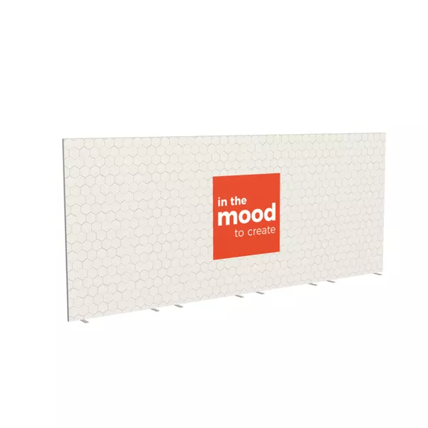 600x250cm - stand Smart Frame QUICK, 4x150cm, grafika dwustronna Decor 210