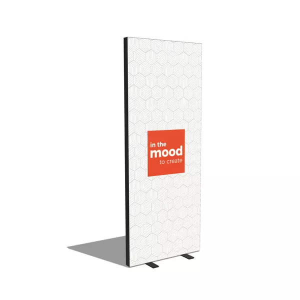 100x250cm - ścianka Smart Frame GO Led, czarna, grafika dwustronna Samba ST Sub