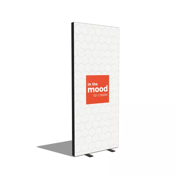 100x230cm - ścianka Smart Frame GO Led, czarna, grafika dwustronna Samba ST Sub