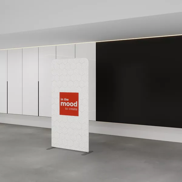 100x200cm - stand Mantis, grafika dwustronna