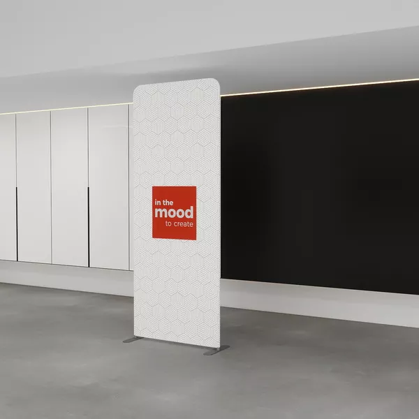 100x250cm - stand Mantis, grafika jednostronna