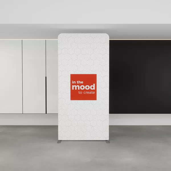 120x250cm - stand Mantis, grafika dwustronna