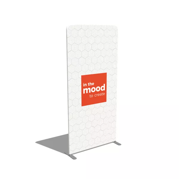 120x250cm - stand Mantis, grafika jednostronna