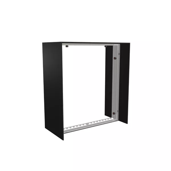 100x110cm - lada Modularico M100LED, wysoka dwustronna, czarna