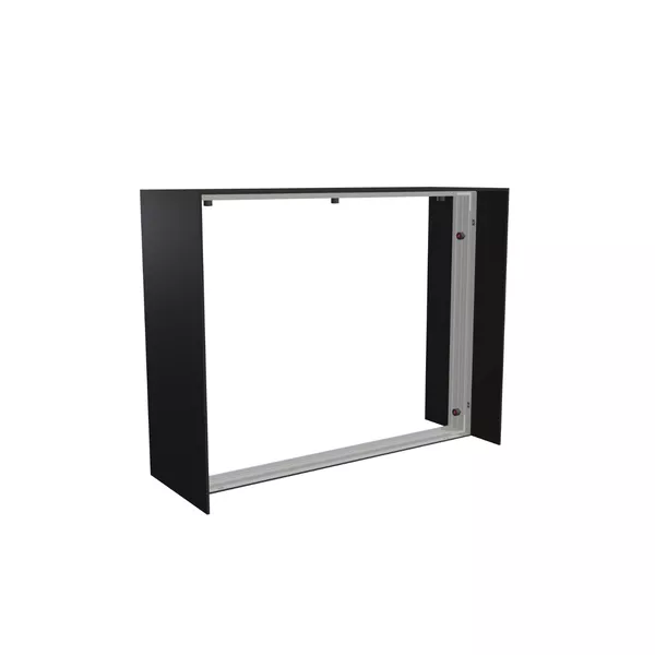 140x110cm - lada Modularico M100, wysoka dwustronna, czarna