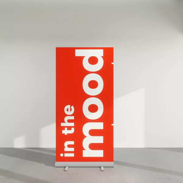 Roll-up Caiman 100cm, grafika Blockout Whiteback