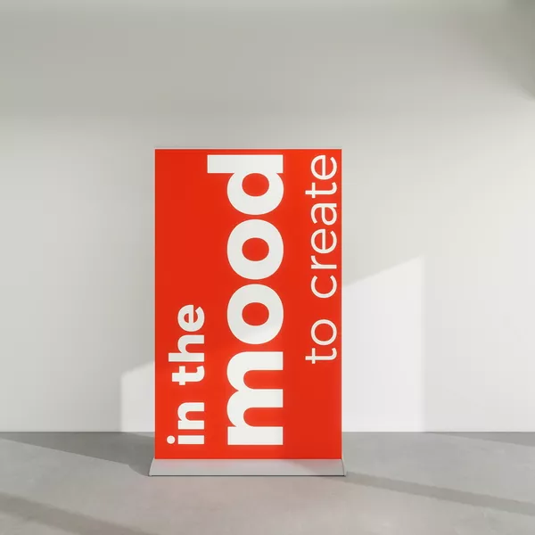 Roll-up Meles 120cm, grafika Blockout Whiteback