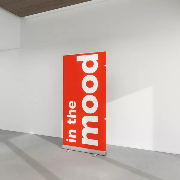 Roll-up Testudo 100cm, grafika Blockout Grayback