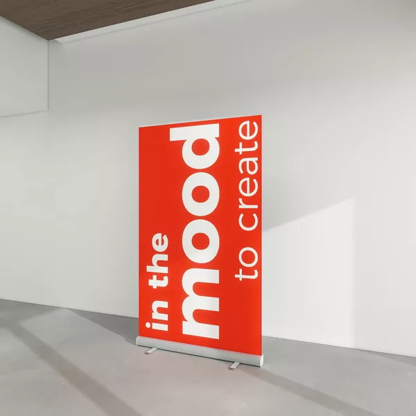 Roll-up Testudo 120cm, grafika Blockout Grayback