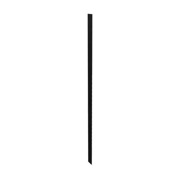 400cm - Prawa listwa boczna regału Faro M150, kolor czarny