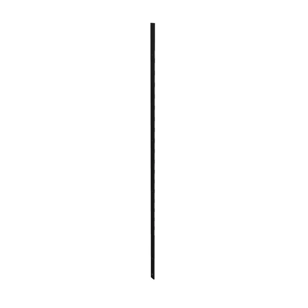 250cm - Prawa listwa boczna regału Faro M50, kolor czarny