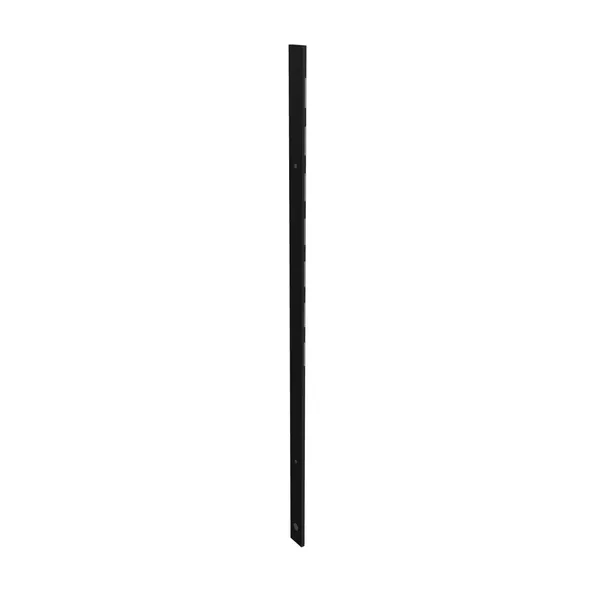 125cm - Lewa listwa boczna regału Faro M50, kolor czarny