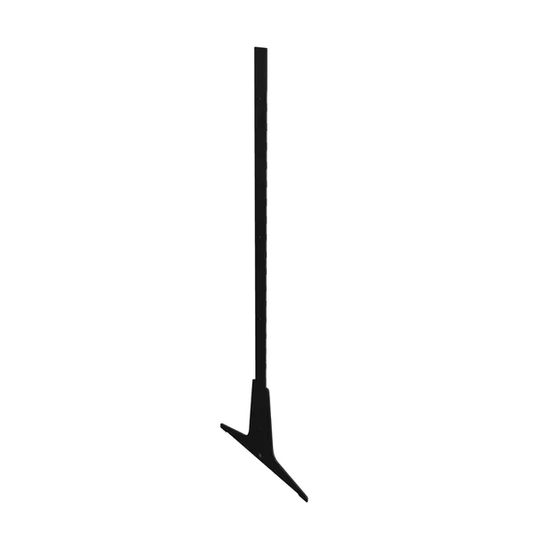 250cm - Prawa listwa boczna regału Faro M100, stopa dwustronna, kolor czarny
