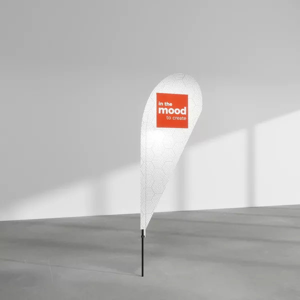 Flaga Albatros S podwójna, druk z obu stron, maszt Standard ECO - 77x230cm