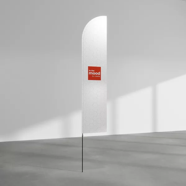 Flaga Caspia XL, maszt PRO - 85x500cm