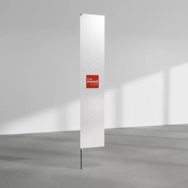 Flaga Falco L, maszt prosty - 73x439cm