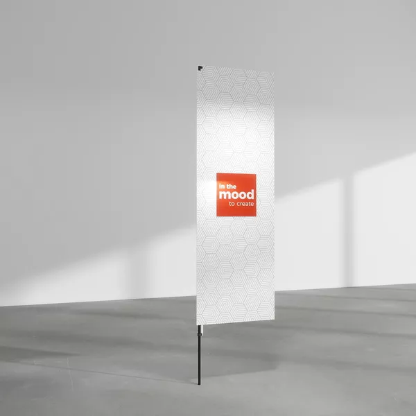 Flaga Falco S, maszt prosty - 73x271cm