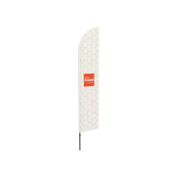 Flaga Caspia M podwójna, druk z obu stron, maszt Standard ECO - 60x300cm