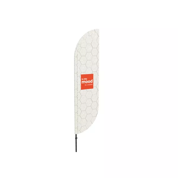Flaga Larus S podwójna, druk z obu stron, maszt Standard ECO - 55x230cm