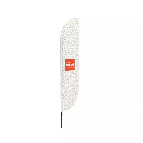 Flaga Larus M podwójna, druk z obu stron, maszt Standard ECO - 60x300cm