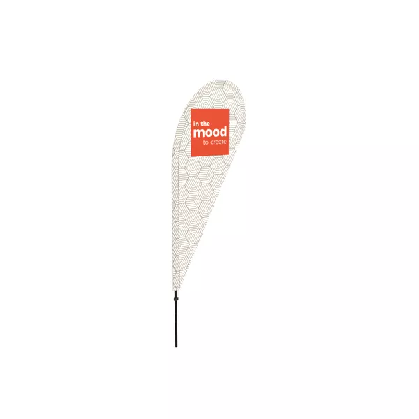 Flaga Albatros S podwójna, druk z obu stron, maszt Standard ECO - 77x230cm