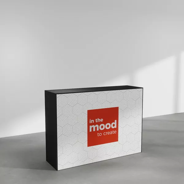 140x100cm - Modularico M100LED counter, black [CLONE]