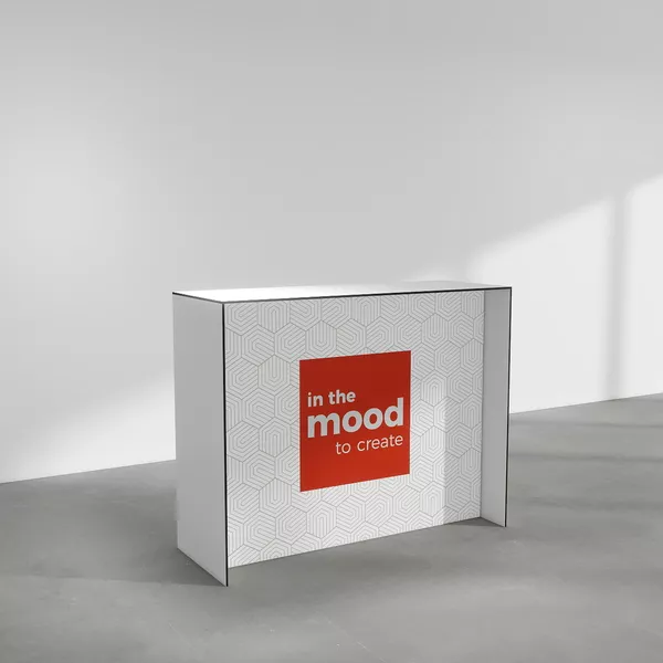 140x110cm - lada wysoka dwustronna Modularico M150, biała, grafika na tkaninie
