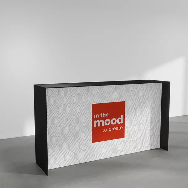 80x100cm - Modularico M100LED Tresen, schwarz [CLONE] [CLONE] [CLONE] [CLONE]