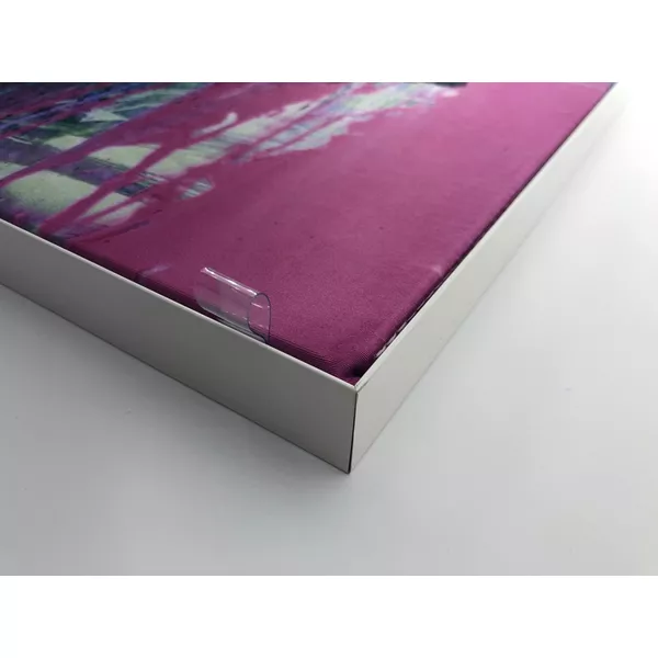 200x250cm - ścienna rama S25, profil srebrny