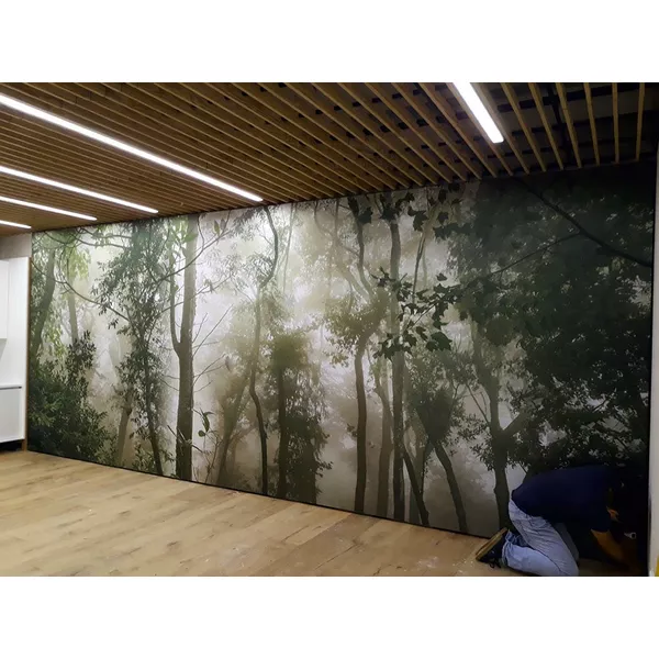 200x250cm - ścienna rama S150D, profil srebrny