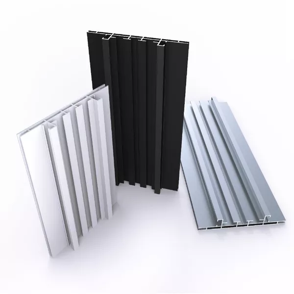 100x100cm - ścienna rama S150D podświetlenie krawędziowe LED, profil czarny