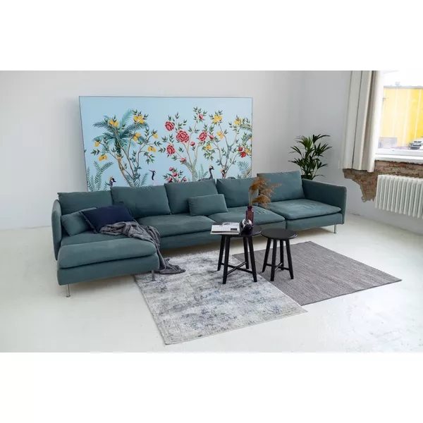 200x100cm - stojąca rama S50D, stopy standard, profil srebrny