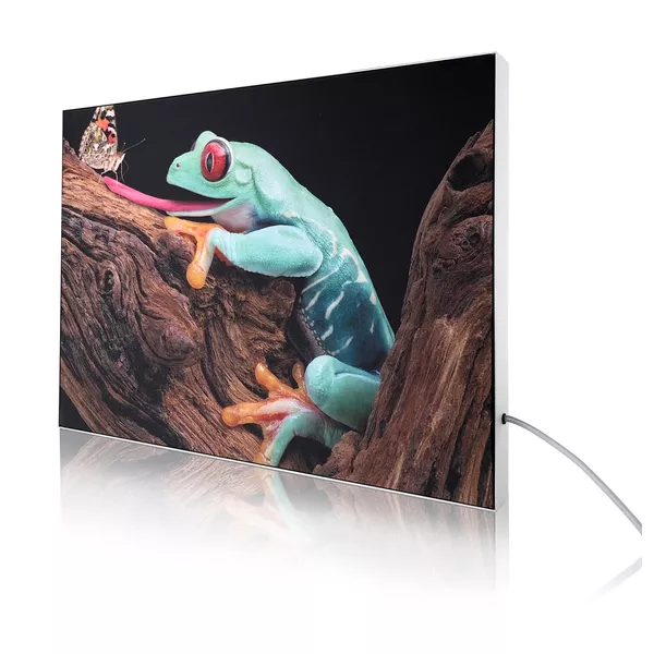 200x250cm - ścienna rama S50T podświetlenie tylne LED, profil czarny