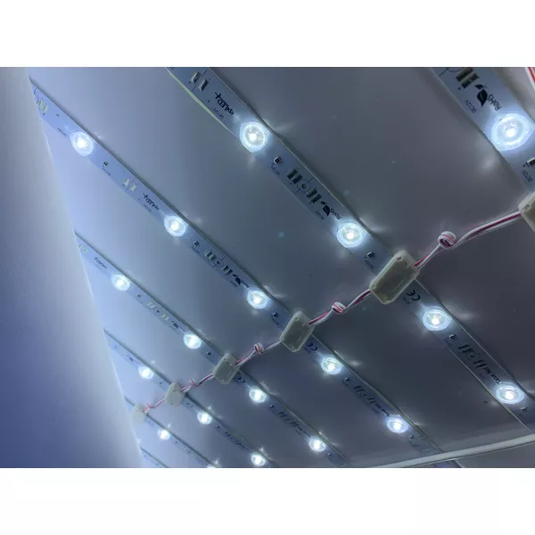 200x250cm - ścienna rama S50T podświetlenie tylne LED, profil czarny