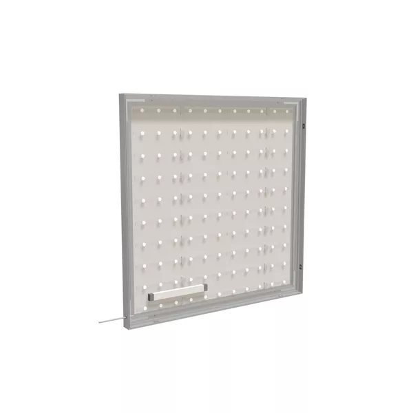 100x100cm - ścienna rama S50T podświetlenie tylne LED, profil srebrny