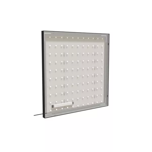 100x100cm - ścienna rama S50T podświetlenie tylne LED, profil czarny