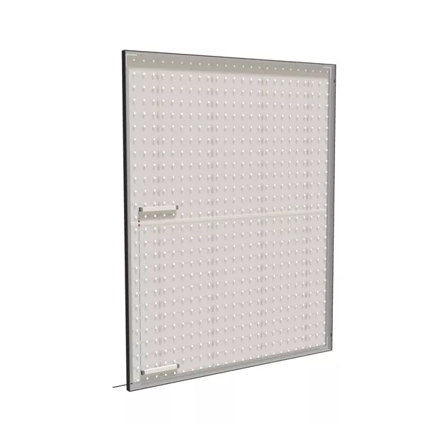 200x250cm wall frame S50T rear LED backlight, black profile
