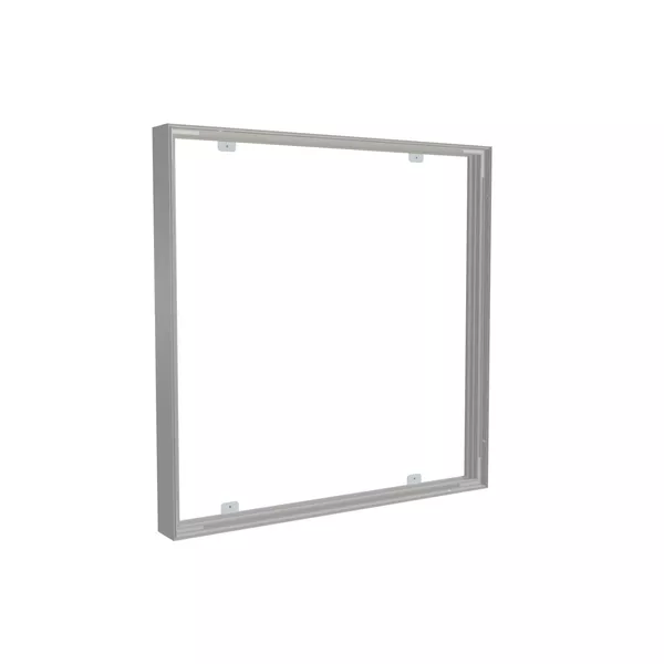 100x100cm wall frame S100D, silver profile