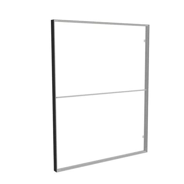 200x250cm wall frame S100D, black profile