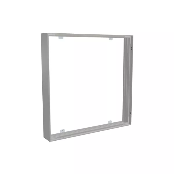 100x100cm wall frame S150D, silver profile