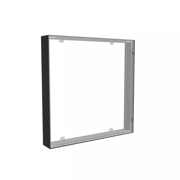100x100cm wall frame S150D, black profile