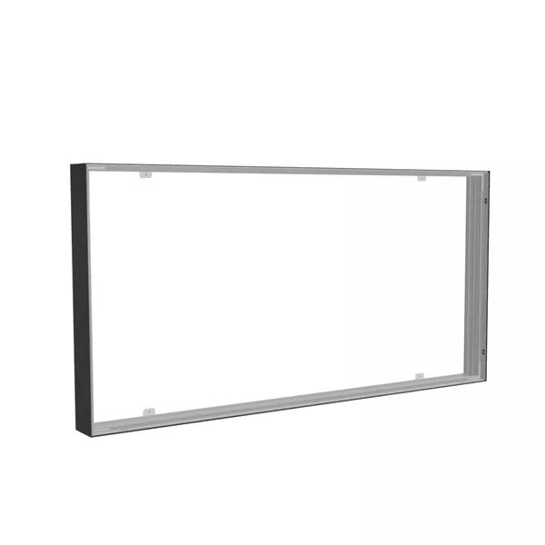 200x100cm wall frame S150D, black profile